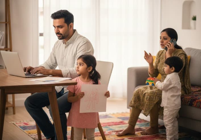 “When Parents Are Busy but Kids Need Attention: Finding the Middle Ground”